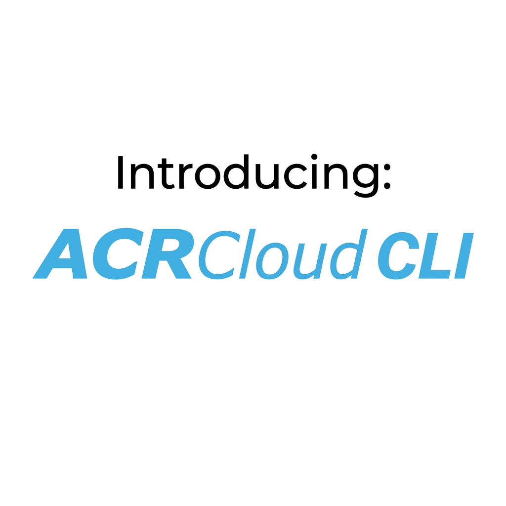 Introducing ACRCloud CLI: Streamline Your Audio Recognition Workflow